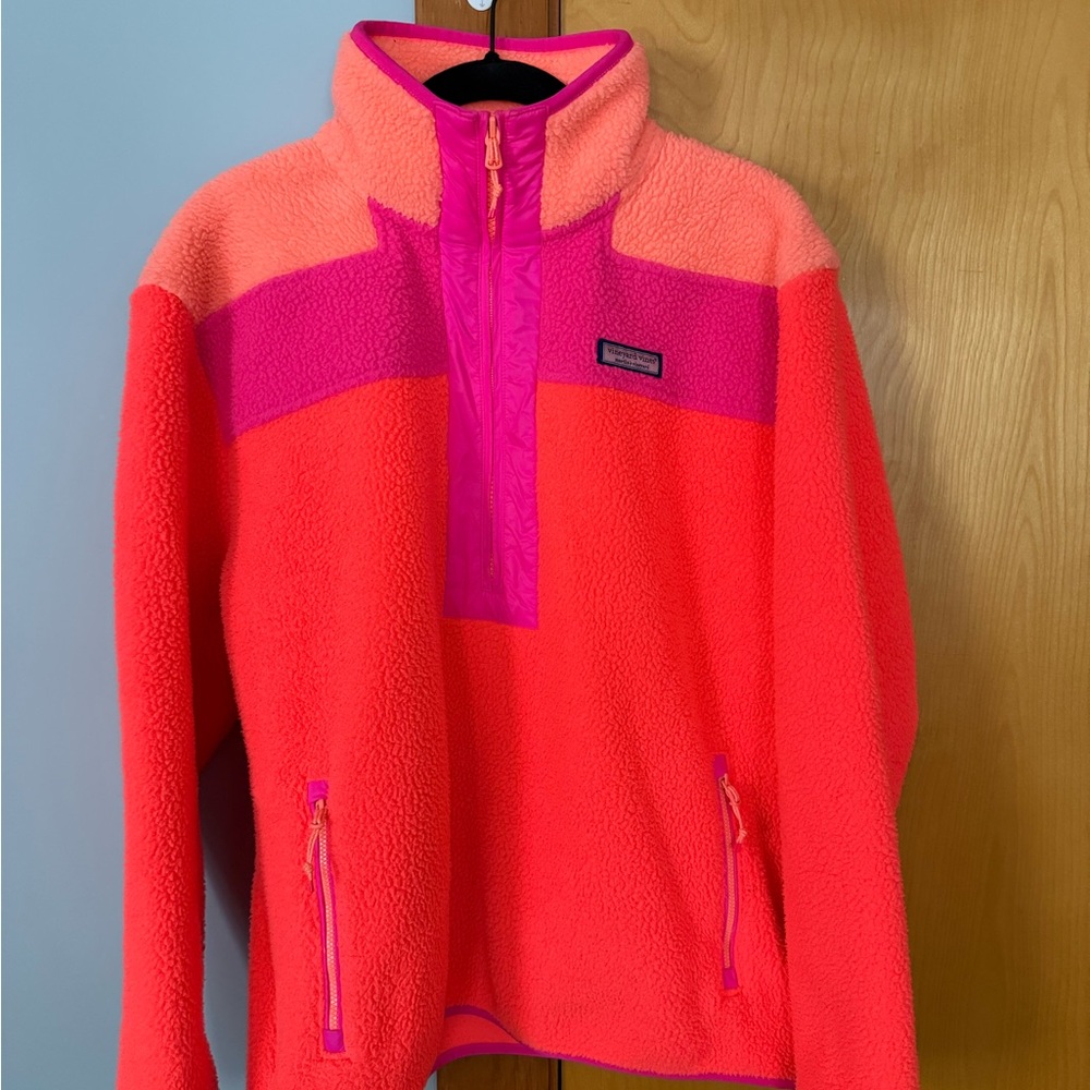 Vineyard Vines Pink and Orange Sweatshirt